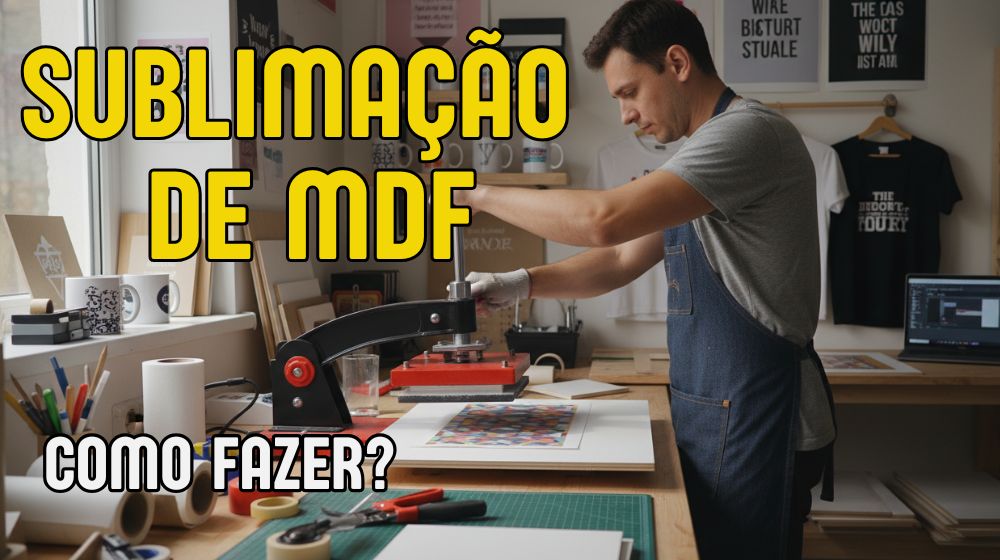 Como Sublimar MDF com Qualidade Profissional, Resinas e Acabamento Perfeito