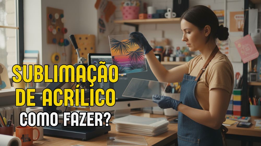 Como Sublimar Acrílico com Perfeição, Transparência e Cores Vivas