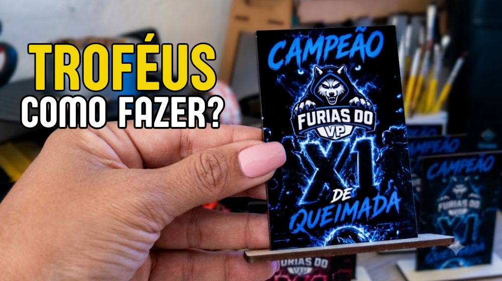Como Fazer Troféus Simples e Lucrativos com Corte a Laser: Passo a Passo Prático