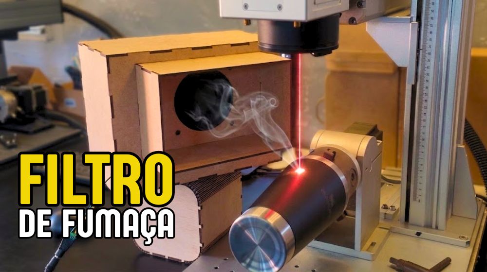 Como Fazer um Extrator de Fumaça Caseiro e Barato para Máquina de Corte e Gravação a Laser