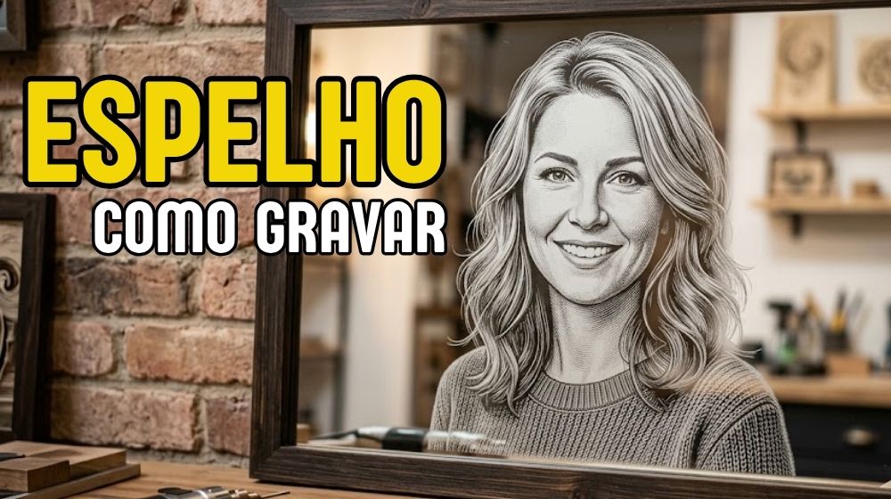 Gravação a laser em Espelhos: comparativo entre CO2, Diodo e Fiber de bancada
