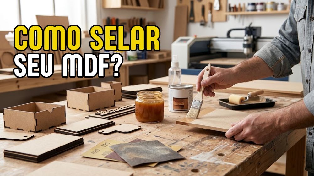 Pintura em MDF Cru: Como Selar as Bordas e Evitar que a Peça Chupe Tinta